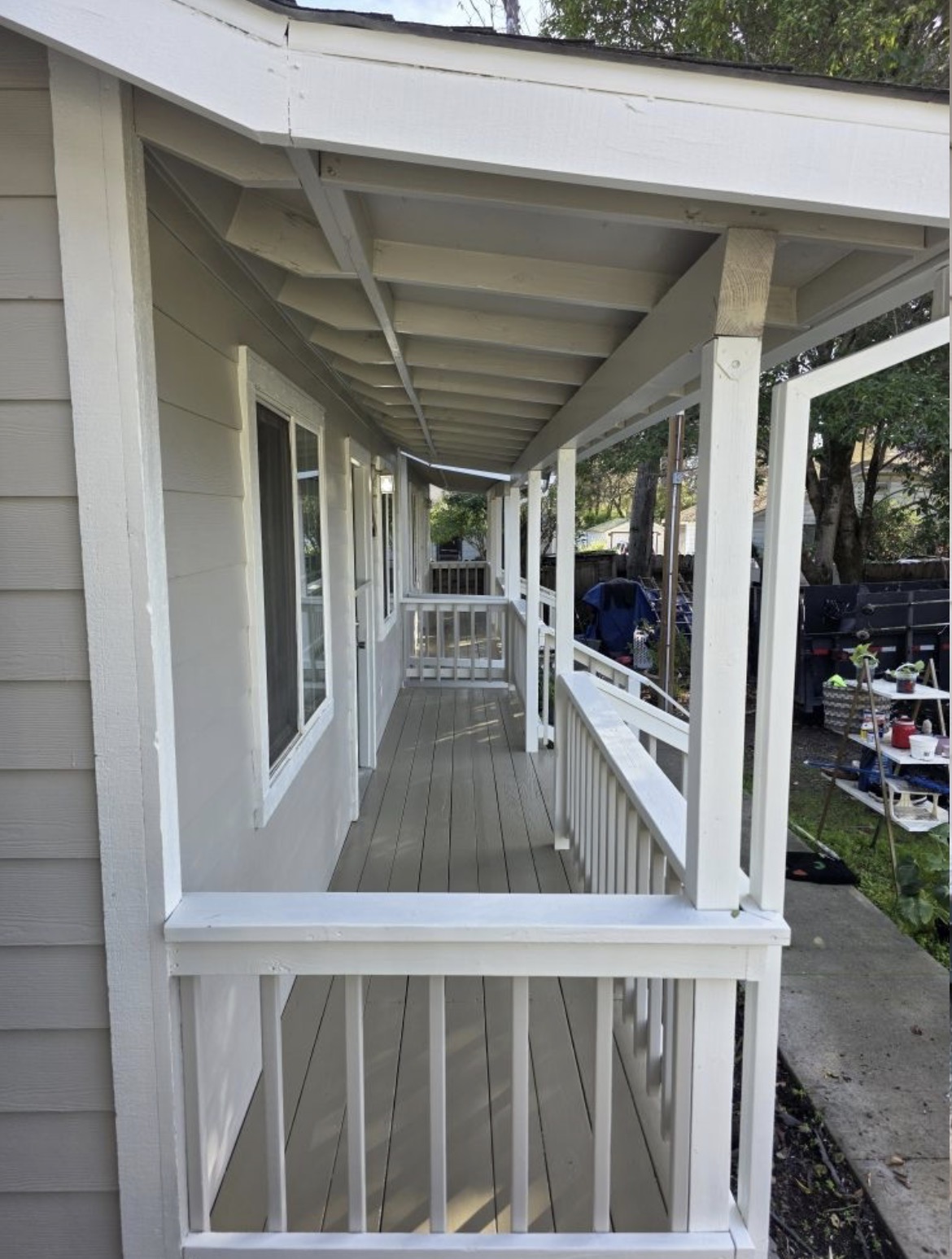 San Francisco porch repaint — after