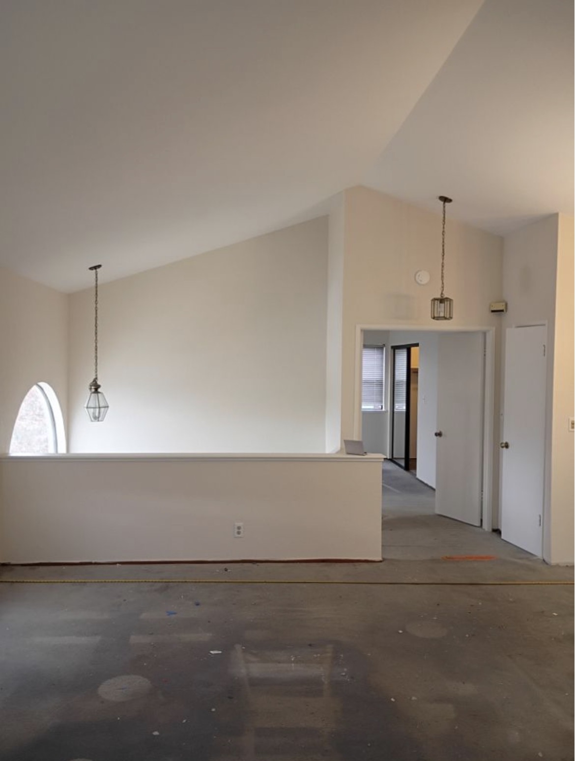 Freshly painted modern San Francisco home interior